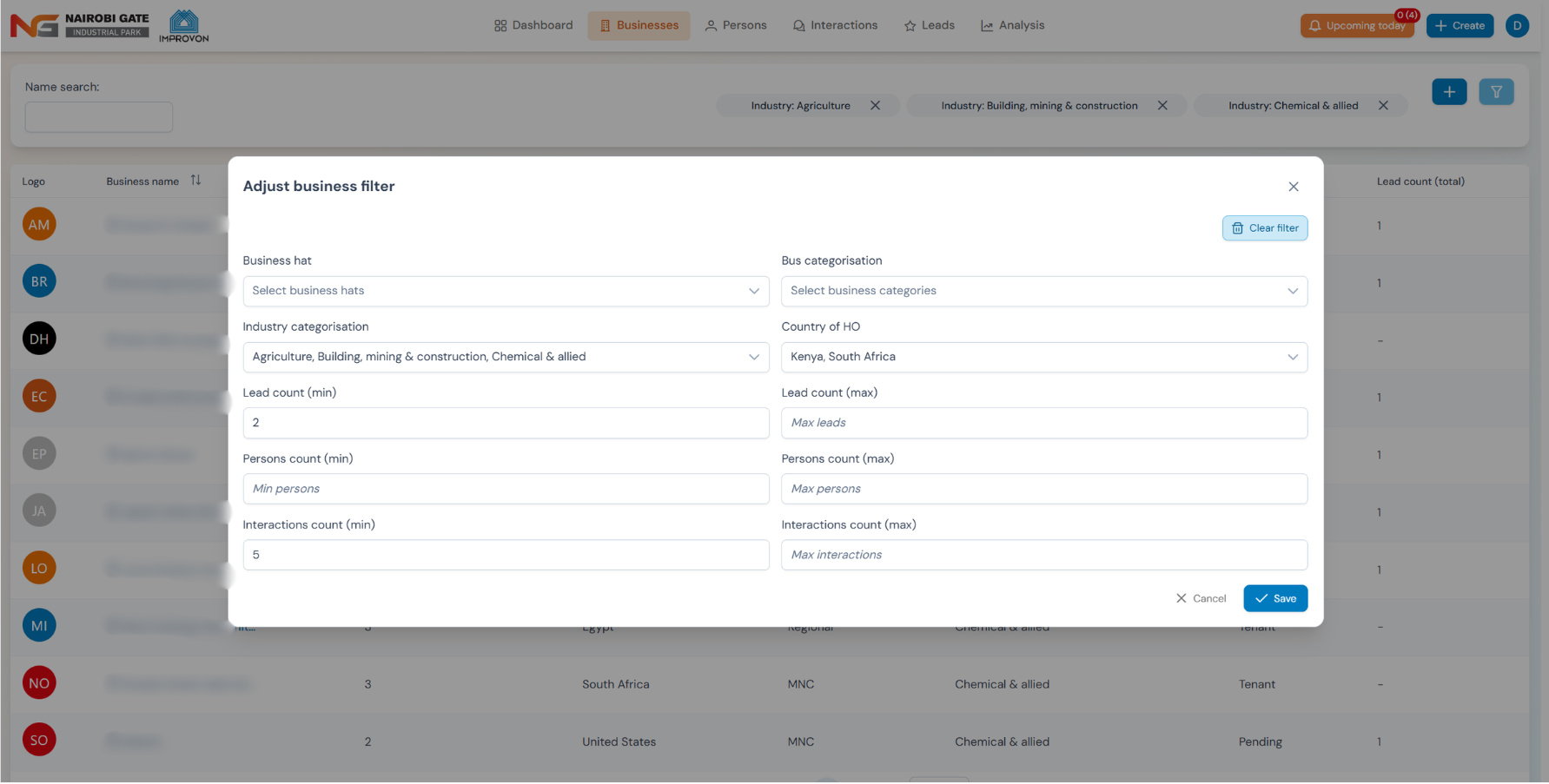 South Africa commercial real estate CRM